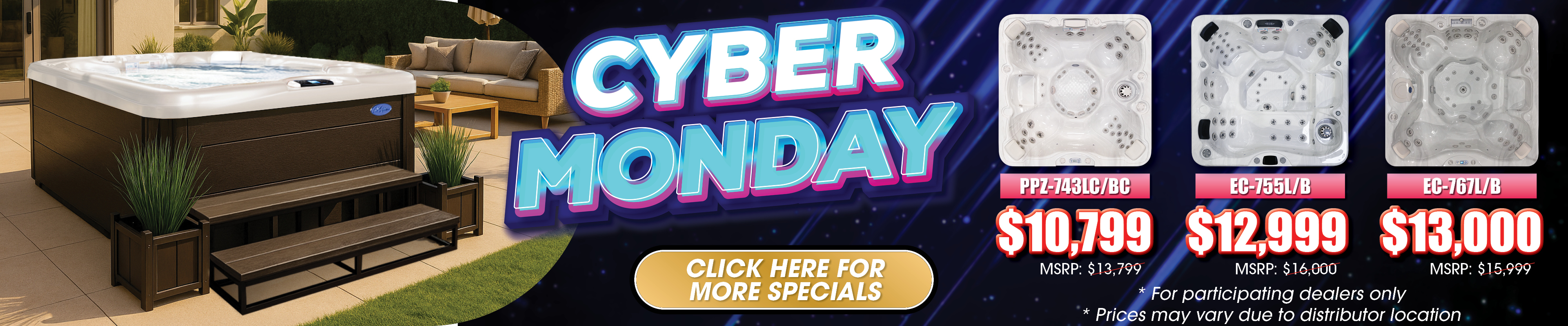 Calspas hot tub being used in a family setting - Burien